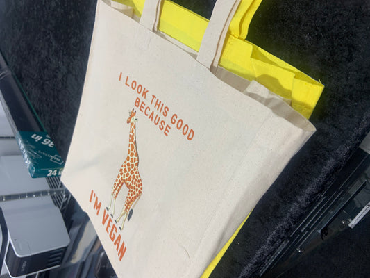 I Look This Good - Giraffe Tote Bag