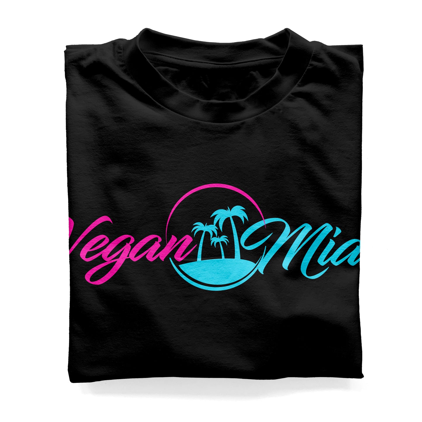 Vegan Miami Black Signature Tee