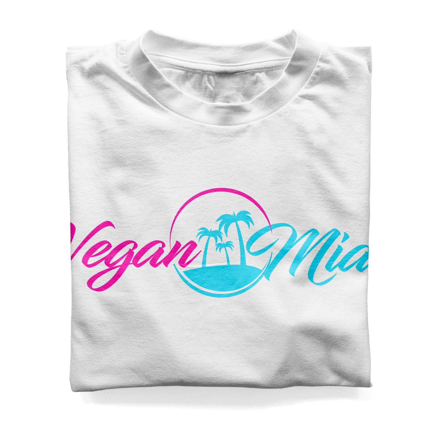 Vegan Miami White Signature Tee